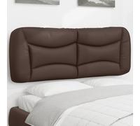 ZQQLVOO Cabecero de Cama Acolchado Cuero sintético marrón Padded Upholstered Headboard with Elegant Design for Bedroom, Durable Synthetic Leather, Easy Installation wit