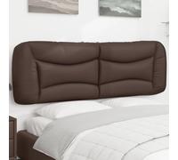 ZQQLVOO Cabecero de Cama Acolchado Cuero sintético marrón Padded Upholstered Headboard with Elegant Design for Bedroom, Durable Synthetic Leather, Easy Installation wit