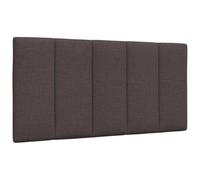 ZQQLVOO Cabecero de Cama Acolchado Tela marrón Oscuro Padded Upholstered Bed Headboard with Soft Polyester Fabric, PP Fiber Filling, Easy Installation Straps for Wall M