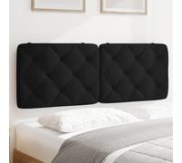 ZQQLVOO Cabecero de Cama Acolchado Terciopelo Negro Velvet Upholstered Bed Headboard with Diamond Tufted Design, Soft Foam Padding for Back Support, Easy Installation w