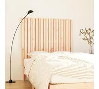 ZQQLVOO Cabecero de Cama de Pared Madera Maciza de Pino Wall Mounted Wooden Headboard with Classic Design, Solid Pine Wood for Bedroom, Rustic Style Back Support for Re