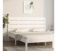 ZQQLVOO Cabecero de Cama Madera Maciza de Pino Blanco Solid Pine Wood Bed Headboard with Slatted Design for Modern Bedroom, Back Support for Reading and Watching Movies