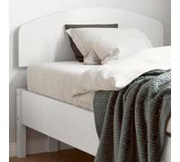 ZQQLVOO Cabecero de Cama Madera Maciza de Pino Blanco Solid Pine Wood Headboard for Bed, Classic Bed Frame Headboard with Sturdy Structure and Back Support for Bedroom