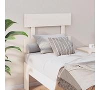 ZQQLVOO Cabecero de Cama Madera Maciza de Pino Blanco Wooden Bed Frame Headboard, Solid Pine Wood Headboard for Bed, Elegant Design with Comfortable Back Support for Be