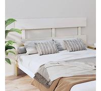 ZQQLVOO Cabecero de Cama Madera Maciza de Pino Blanco Wooden Bed Frame Headboard, Solid Pine Wood Headboard for Bed, Elegant Design with Comfortable Back Support for Be