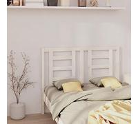 ZQQLVOO Cabecero de Cama Madera Maciza de Pino Blanco Wooden Slat Headboard with Solid Pine Construction for Modern Bedroom, Back Support for Reading and Watching Movie