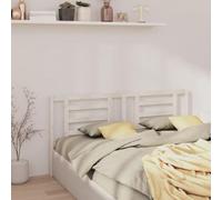 ZQQLVOO Cabecero de Cama Madera Maciza de Pino Blanco Wooden Slat Headboard with Solid Pine Construction for Modern Bedroom, Back Support for Reading and Watching Movie