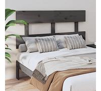 ZQQLVOO Cabecero de Cama Madera Maciza de Pino Gris Wooden Bed Frame Headboard, Solid Pine Wood Headboard for Bed, Elegant Design with Comfortable Back Support for Bedr