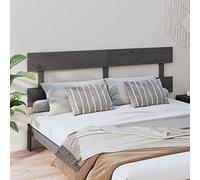 ZQQLVOO Cabecero de Cama Madera Maciza de Pino Gris Wooden Bed Frame Headboard, Solid Pine Wood Headboard for Bed, Elegant Design with Comfortable Back Support for Bedr