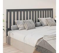 ZQQLVOO Cabecero de Cama Madera Maciza de Pino Gris Wooden Slat Headboard with Pine Solid Wood, Modern Bed Frame Headboard for Back Support and Bedroom Decor 206x6x101