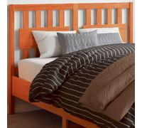 ZQQLVOO Cabecero de Cama Madera Maciza de Pino marrón Cera Solid Pine Wood Bed Headboard with Rustic Charm for Bed Frame Support, Classic Design for Bedroom and Guest R