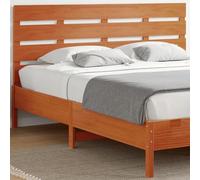 ZQQLVOO Cabecero de Cama Madera Maciza de Pino marrón Cera Solid Pine Wood Bed Headboard with Slatted Design for Modern Bedroom, Back Support for Reading and Watching M