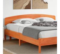 ZQQLVOO Cabecero de Cama Madera Maciza de Pino marrón Cera Solid Pine Wood Headboard for Bed, Classic Bed Frame Headboard with Sturdy Structure and Back Support for Bed