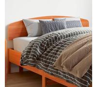 ZQQLVOO Cabecero de Cama Madera Maciza de Pino marrón Cera Solid Pine Wood Headboard for Bed, Classic Bed Frame Headboard with Sturdy Structure and Back Support for Bed