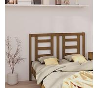 ZQQLVOO Cabecero de Cama Madera Maciza de Pino marrón Miel Wooden Slat Headboard with Solid Pine Construction for Modern Bedroom, Back Support for Reading and Watching
