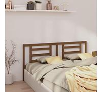 ZQQLVOO Cabecero de Cama Madera Maciza de Pino marrón Miel Wooden Slat Headboard with Solid Pine Construction for Modern Bedroom, Back Support for Reading and Watching