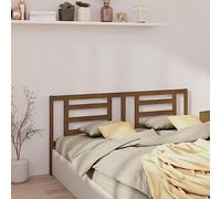 ZQQLVOO Cabecero de Cama Madera Maciza de Pino marrón Miel Wooden Slat Headboard with Solid Pine Construction for Modern Bedroom, Back Support for Reading and Watching