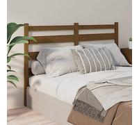 ZQQLVOO Cabecero de Cama Madera Maciza de Pino marrón Miel Wooden Slat Headboard with Solid Pine Construction, Modern Bed Frame Headboard for Bedroom Comfort and Back S