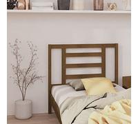 ZQQLVOO Cabecero de Cama Madera Maciza de Pino marrón Miel Wooden Slat Headboard with Solid Pine Construction for Modern Bedroom, Back Support for Reading and Watching
