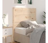 ZQQLVOO Cabecero de Cama Madera Maciza de Pino Solid Pine Wood Bed Headboard with Rustic Charm, Classic Design for Bed Frame Support and Relaxing Bedroom Decor 81x4x100