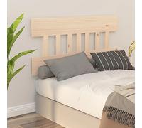 ZQQLVOO Cabecero de Cama Madera Maciza de Pino Solid Pine Wood Bed Headboard with Rustic Charm, Elegant Design for Bed Frame Support and Backrest Comfort 123,5x3x81 cm