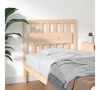 ZQQLVOO Cabecero de Cama Madera Maciza de Pino Solid Pine Wood Bed Headboard with Rustic Charm for Bed Frame Support, Classic Design for Bedroom and Guest Room 95,5x4x1