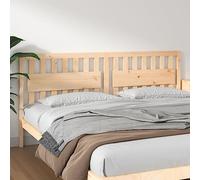 ZQQLVOO Cabecero de Cama Madera Maciza de Pino Solid Pine Wood Bed Headboard with Rustic Charm for Bed Frame Support, Classic Design for Bedroom and Guest Room 205,5x4x