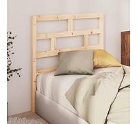 ZQQLVOO Cabecero de Cama Madera Maciza de Pino Wooden Bed Headboard with Pine Solid Wood, Modern Bed Frame Headboard for Bedroom Decor, Rustic Design 96x4x100 cm