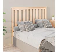ZQQLVOO Cabecero de Cama Madera Maciza de Pino Wooden Slat Headboard with Pine Solid Wood, Modern Bed Frame Headboard for Back Support and Bedroom Decor 141x6x101 cm