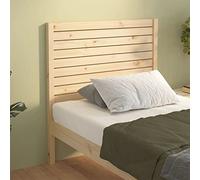 ZQQLVOO Cabecero de Cama Madera Maciza de Pino Wooden Slat Headboard with Solid Pine Construction, Modern Bed Frame Headboard for Bedroom Comfort and Back Support 96x4x