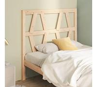ZQQLVOO Cabecero de Cama Madera Maciza de Pino Wooden Slat Headboard with Solid Pine Construction, Modern Bed Frame Headboard for Bedroom Back Support 96x4x100 cm