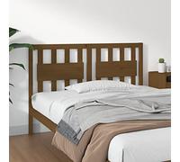 ZQQLVOO Cabecero de Cama Madera Maciza Pino marrón Miel Solid Pine Wood Bed Headboard with Rustic Charm for Bed Frame Support, Classic Design for Bedroom and Guest Room