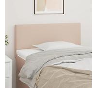 ZQQLVOO Cabecero de Cuero sintético Color Capuchino Classic Upholstered Bed Frame Headboard with Adjustable Height, Durable Faux Leather, Stable Wooden Legs, and Back S