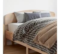 ZQQLVOO Cabecero de Madera Maciza de Pino Solid Pine Wood Headboard for Bed, Classic Bed Frame Headboard with Sturdy Structure and Back Support for Bedroom 160 cm