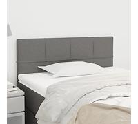 ZQQLVOO Cabecero de Tela Gris Oscuro Classic Elegant Upholstered Bed Frame Headboard with Adjustable Height, Wooden Legs for Bedroom Comfort and Back Support 100x5x78/8