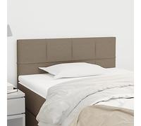 ZQQLVOO Cabecero de Tela Gris Taupe Classic Elegant Upholstered Bed Frame Headboard with Adjustable Height, Wooden Legs for Bedroom Comfort and Back Support 100x5x78/88