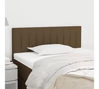ZQQLVOO Cabecero de Tela marrón Oscuro Classic Upholstered Bed Frame Headboard with Adjustable Height, Premium Fabric, and Sturdy Wooden Legs for Bedroom Comfort and Ba