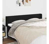 ZQQLVOO Cabecero de Tela Negro Classic Tufted Upholstered Bed Frame Headboard with Ears, Adjustable Height, Sturdy Wooden Legs, Breathable Fabric for Bedroom Comfort an