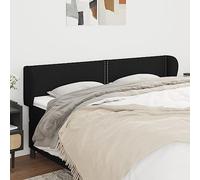 ZQQLVOO Cabecero de Tela Negro Classic Tufted Upholstered Bed Frame Headboard with Ears, Adjustable Height, Sturdy Wooden Legs for Back Support, Reading or Watching TV