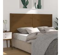 ZQQLVOO Cabecero Madera Maciza de Pino marrón Miel Solid Pine Wood Bed Headboard with Rustic Charm, Classic Design for Bed Frame Support and Relaxing Bedroom Decor 126x