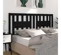 ZQQLVOO Cabecero Madera Maciza de Pino Negro Solid Pine Wood Bed Headboard with Rustic Charm, Classic Design for Complete Bed Frame Support and Relaxing Bedroom Decor 1