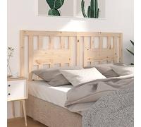 ZQQLVOO Cabecero Madera Maciza de Pino Solid Pine Wood Bed Headboard with Rustic Charm, Classic Design for Complete Bed Frame Support and Relaxing Bedroom Decor 206x4x1