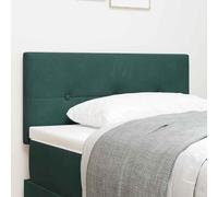 ZQQLVOO Cabecero Montaje en la Pared Verde Oscuro Velvet Upholstered Bed Frame Headboard with Manual Height Adjustment and Wall-Mounted Design for Modern Bedrooms 100 c