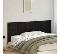 ZQQLVOO Cabecero Roble Negro Modern Bed Headboard for Wall Mount, Elegant Design Enhances Bed Frame, Easy Clean Plywood Material for Bedroom Decor 200 x 1,5 x 80 cm Mad