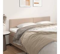 ZQQLVOO Cabeceros 2 Unidades Cuero sintético Capuchino Classic Upholstered Bed Frame Headboard with Adjustable Height, Durable Synthetic Leather, and Wooden Legs for Lu