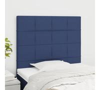 ZQQLVOO Cabeceros 2 Unidades de Tela Azul Classic Elegant Upholstered Bed Frame Headboard with Adjustable Height, Wooden Legs for Bedroom Comfort and Back Support 100x5