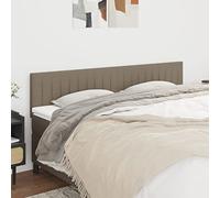 ZQQLVOO Cabeceros 2 Unidades de Tela Gris Taupe Classic Upholstered Bed Frame Headboard with Adjustable Height, Premium Fabric, and Sturdy Wooden Legs for Bedroom Comfo