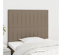 ZQQLVOO Cabeceros 2 Unidades de Tela Gris Taupe Classic Upholstered Bed Frame Headboard with Adjustable Height, Premium Fabric, and Sturdy Wooden Legs for Bedroom Comfo