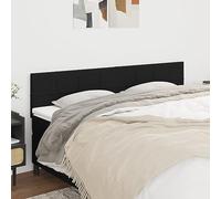 ZQQLVOO Cabeceros 2 Unidades de Tela Negro Classic Elegant Upholstered Bed Frame Headboard with Adjustable Height, Wooden Legs for Bedroom Comfort and Back Support 100x