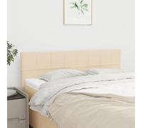 ZQQLVOO Cabeceros 2 Unidades Tela Color Crema Classic Elegant Upholstered Bed Frame Headboard with Adjustable Height, Wooden Legs for Bedroom Comfort and Back Support 7